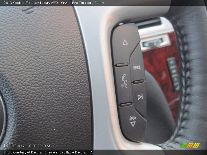 Crystal Red Tintcoat / Ebony 2013 Cadillac Escalade Luxury AWD