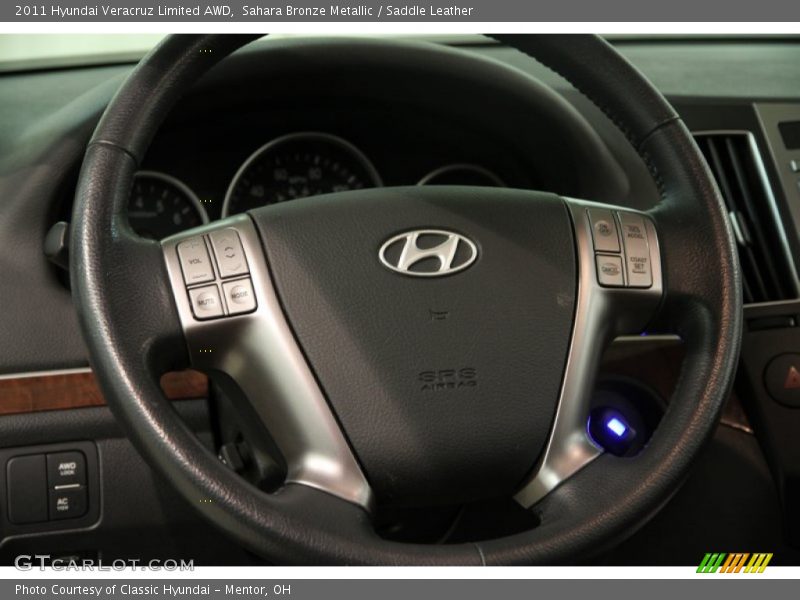 Sahara Bronze Metallic / Saddle Leather 2011 Hyundai Veracruz Limited AWD