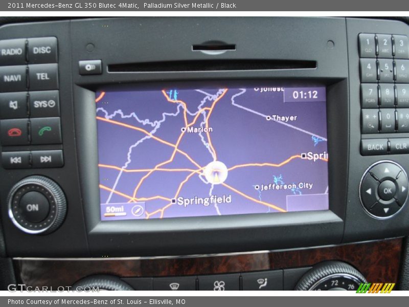 Palladium Silver Metallic / Black 2011 Mercedes-Benz GL 350 Blutec 4Matic