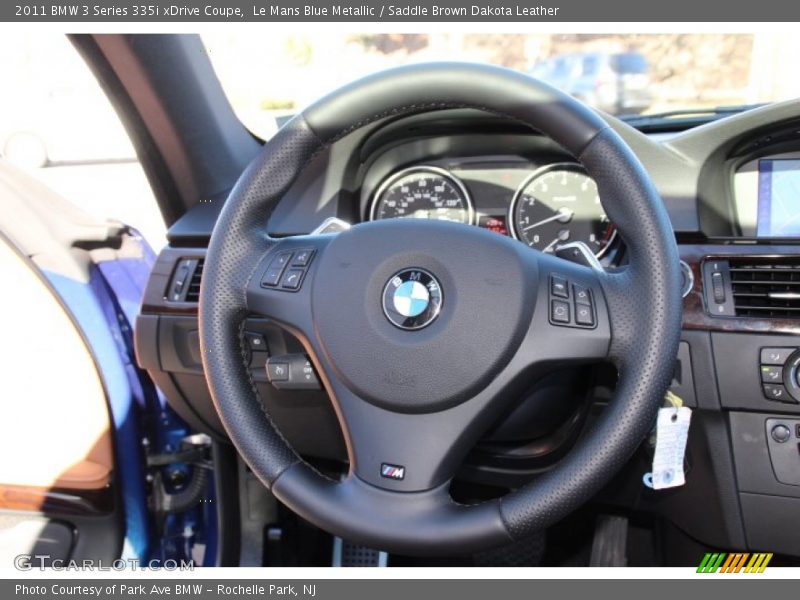 Le Mans Blue Metallic / Saddle Brown Dakota Leather 2011 BMW 3 Series 335i xDrive Coupe