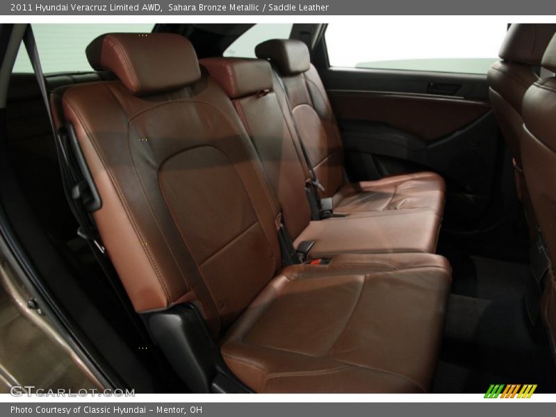 Sahara Bronze Metallic / Saddle Leather 2011 Hyundai Veracruz Limited AWD
