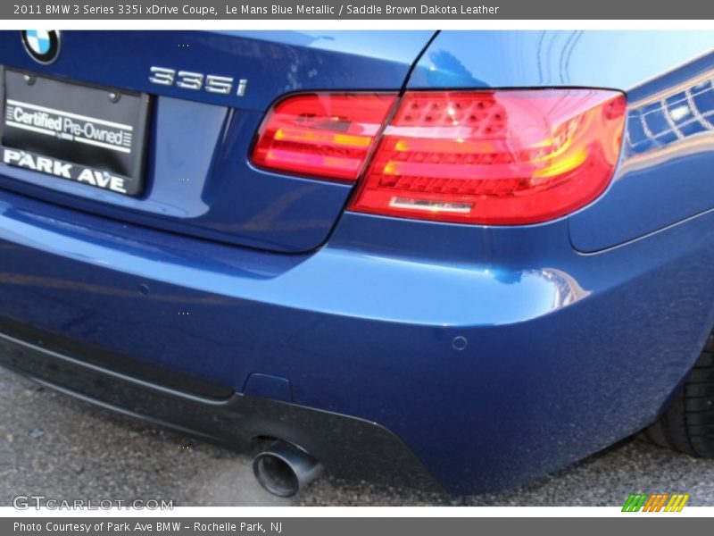 Le Mans Blue Metallic / Saddle Brown Dakota Leather 2011 BMW 3 Series 335i xDrive Coupe
