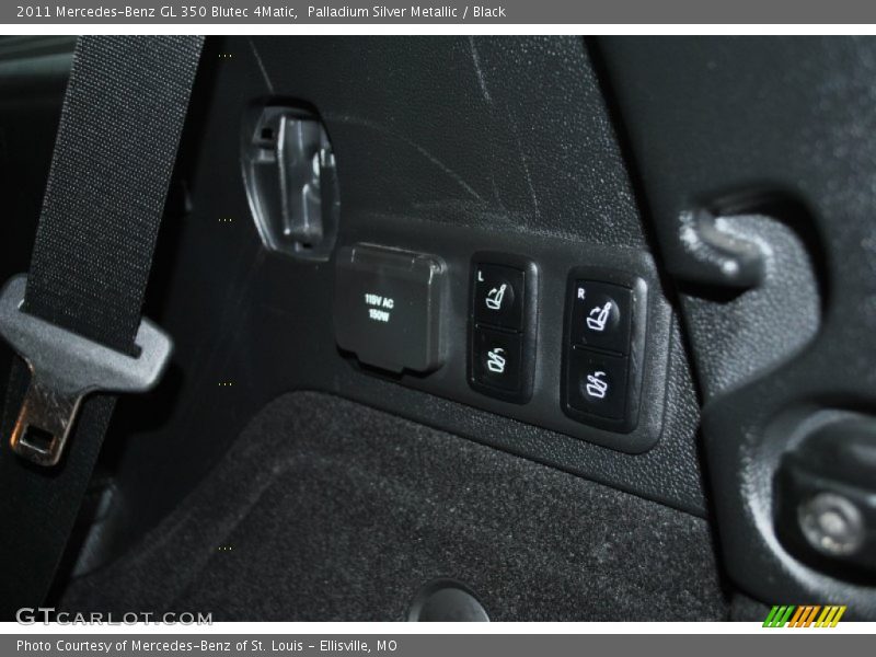 Palladium Silver Metallic / Black 2011 Mercedes-Benz GL 350 Blutec 4Matic