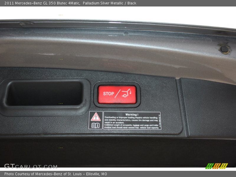 Palladium Silver Metallic / Black 2011 Mercedes-Benz GL 350 Blutec 4Matic