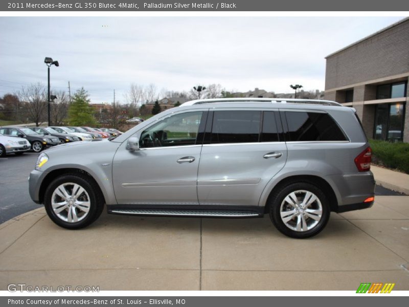 Palladium Silver Metallic / Black 2011 Mercedes-Benz GL 350 Blutec 4Matic