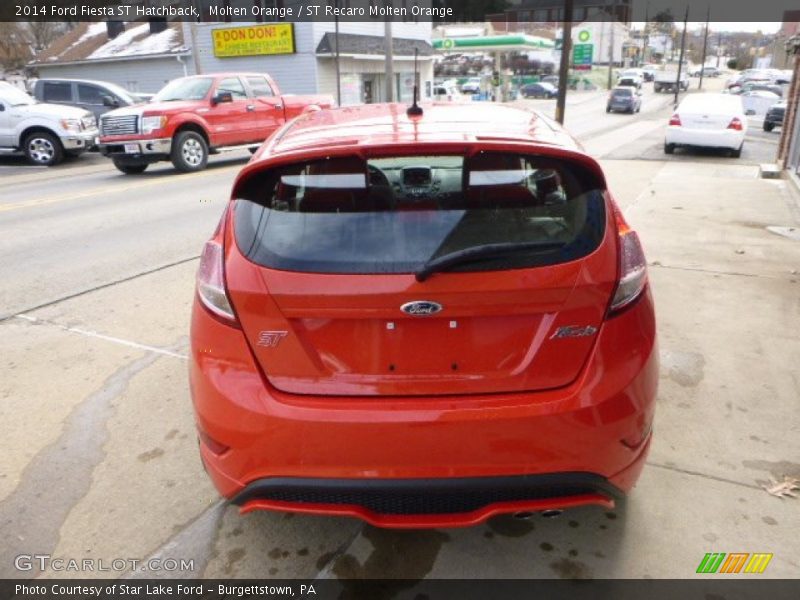Molten Orange / ST Recaro Molten Orange 2014 Ford Fiesta ST Hatchback