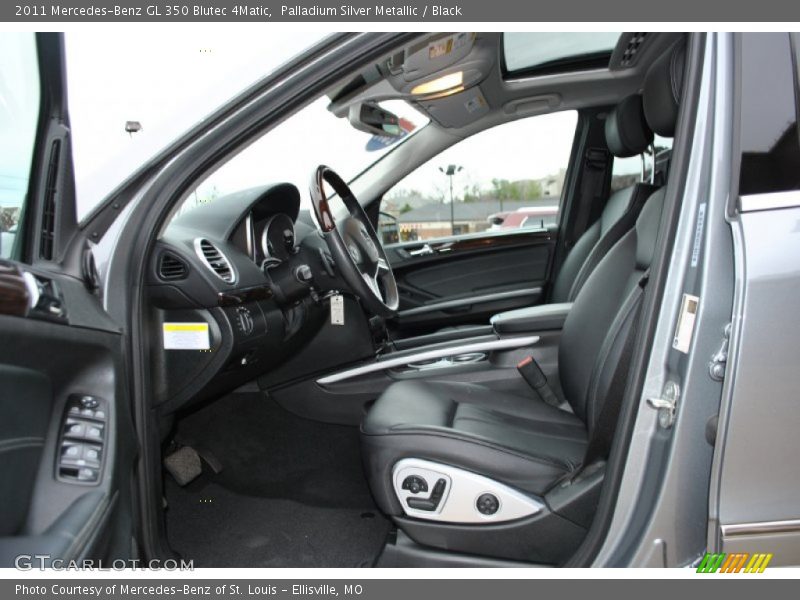 Palladium Silver Metallic / Black 2011 Mercedes-Benz GL 350 Blutec 4Matic