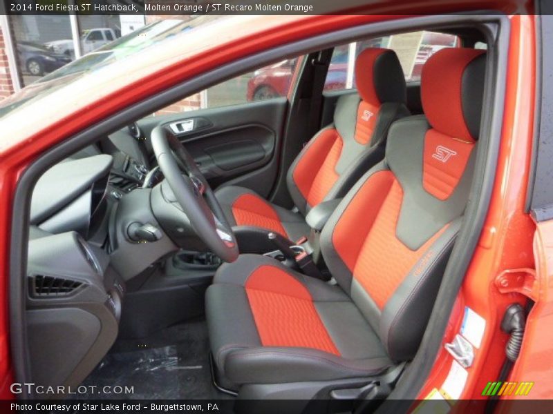 Front Seat of 2014 Fiesta ST Hatchback