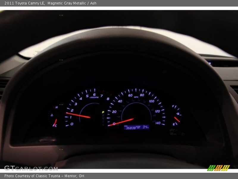 Magnetic Gray Metallic / Ash 2011 Toyota Camry LE