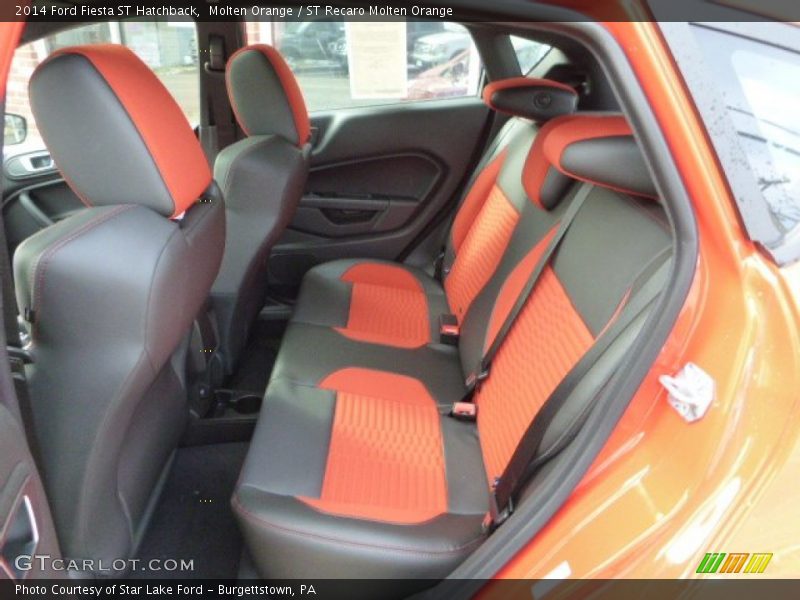 Rear Seat of 2014 Fiesta ST Hatchback