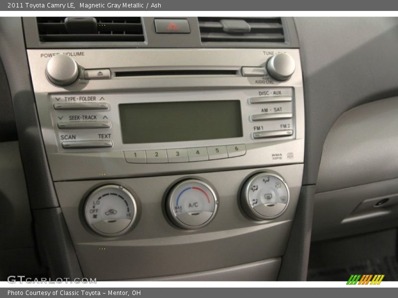 Magnetic Gray Metallic / Ash 2011 Toyota Camry LE