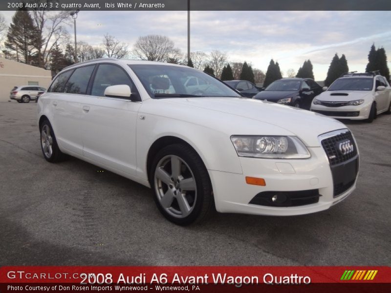 Ibis White / Amaretto 2008 Audi A6 3.2 quattro Avant