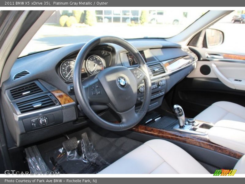 Platinum Gray Metallic / Oyster 2011 BMW X5 xDrive 35i