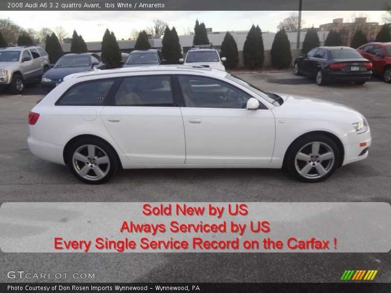 Ibis White / Amaretto 2008 Audi A6 3.2 quattro Avant
