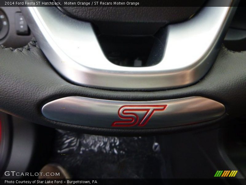 Molten Orange / ST Recaro Molten Orange 2014 Ford Fiesta ST Hatchback