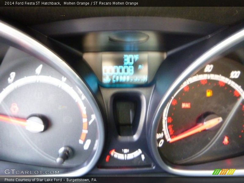 Molten Orange / ST Recaro Molten Orange 2014 Ford Fiesta ST Hatchback