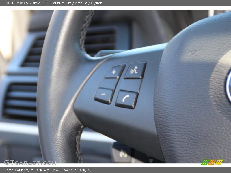 Platinum Gray Metallic / Oyster 2011 BMW X5 xDrive 35i