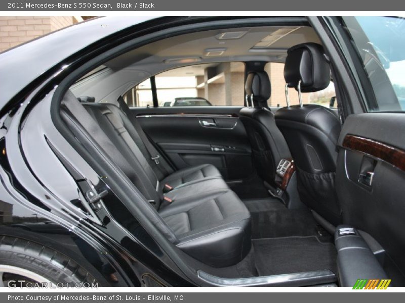Black / Black 2011 Mercedes-Benz S 550 Sedan