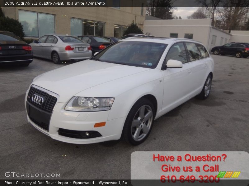 Ibis White / Amaretto 2008 Audi A6 3.2 quattro Avant