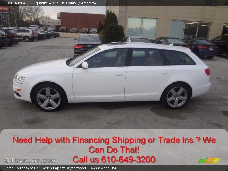 Ibis White / Amaretto 2008 Audi A6 3.2 quattro Avant