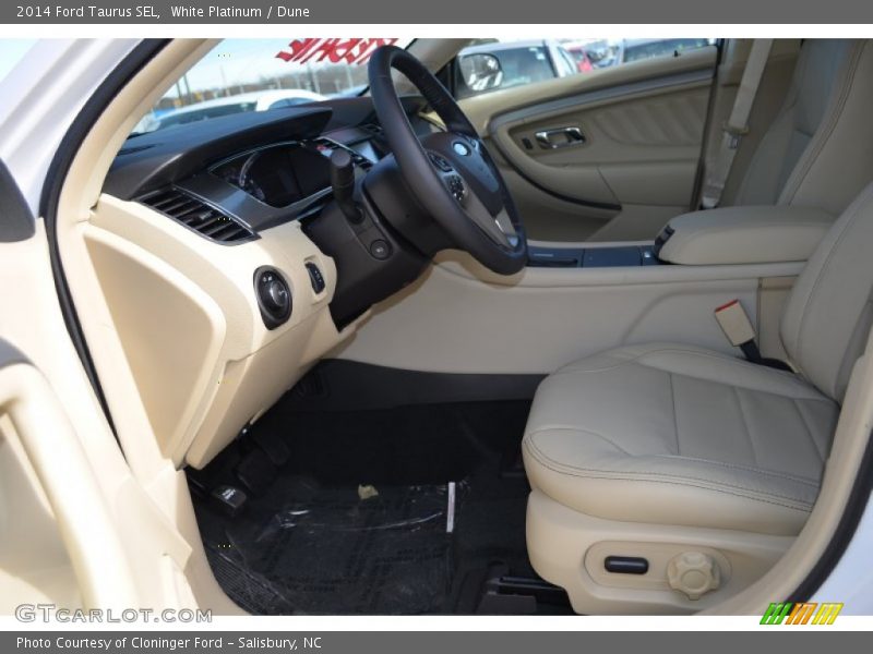 White Platinum / Dune 2014 Ford Taurus SEL