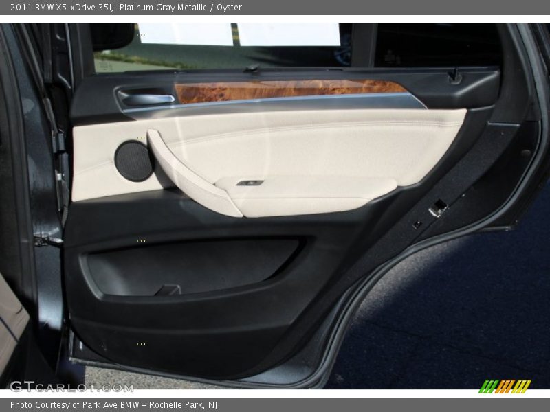 Platinum Gray Metallic / Oyster 2011 BMW X5 xDrive 35i