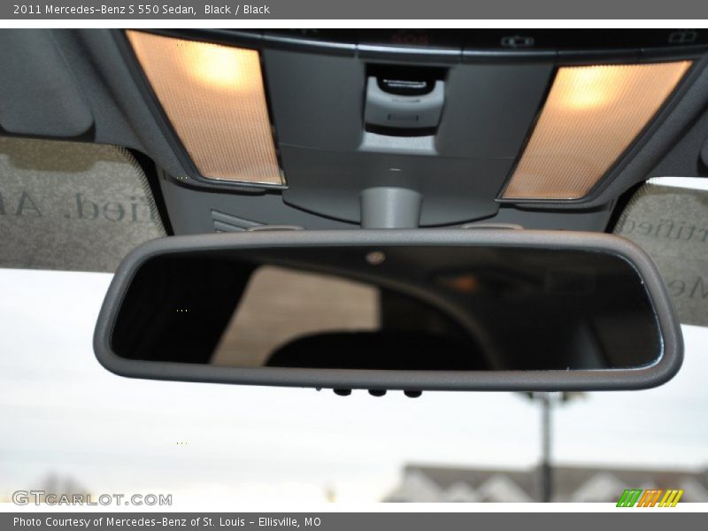 Black / Black 2011 Mercedes-Benz S 550 Sedan