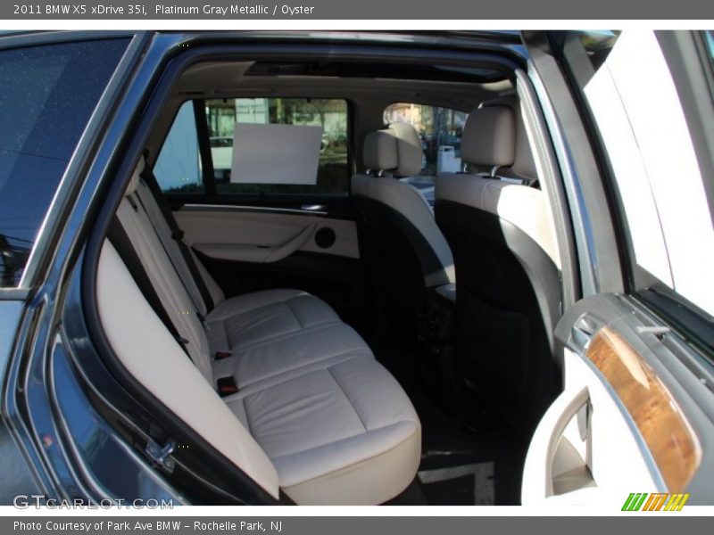 Platinum Gray Metallic / Oyster 2011 BMW X5 xDrive 35i