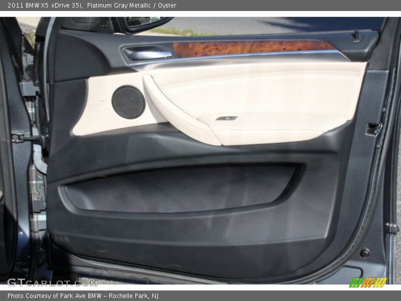 Platinum Gray Metallic / Oyster 2011 BMW X5 xDrive 35i