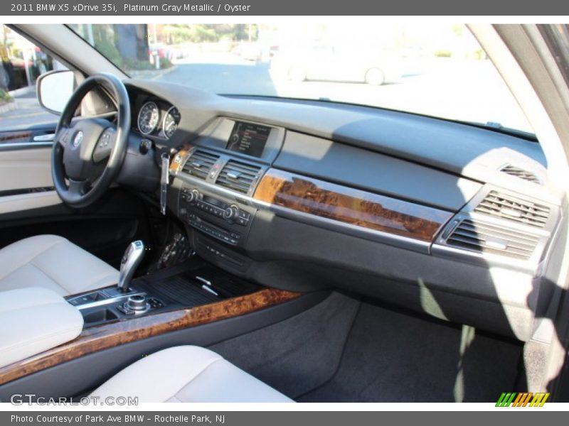 Platinum Gray Metallic / Oyster 2011 BMW X5 xDrive 35i