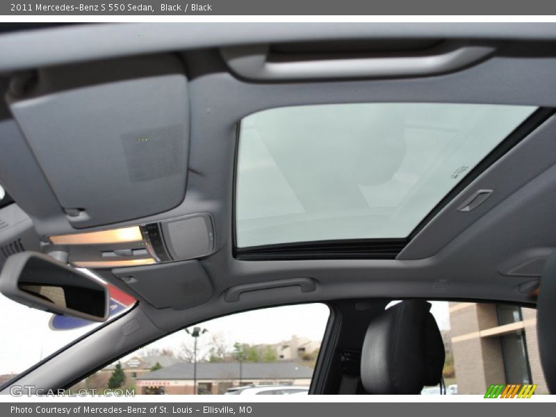 Black / Black 2011 Mercedes-Benz S 550 Sedan