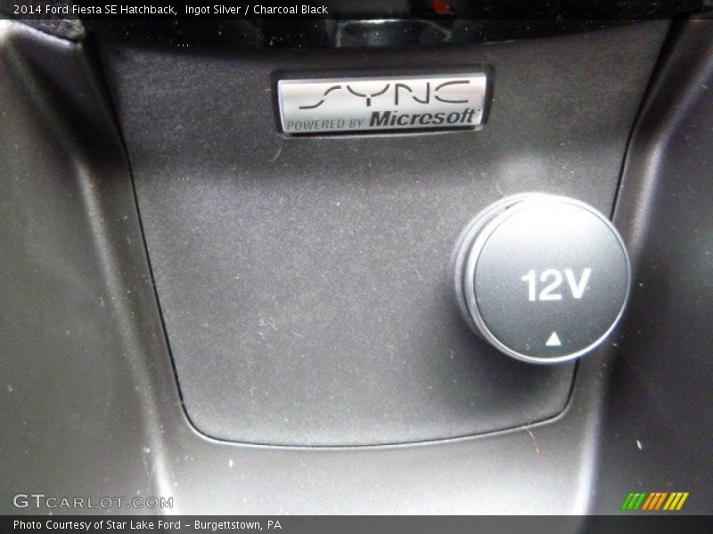 Ingot Silver / Charcoal Black 2014 Ford Fiesta SE Hatchback