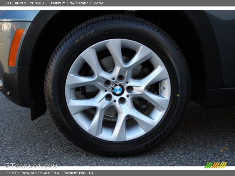 Platinum Gray Metallic / Oyster 2011 BMW X5 xDrive 35i