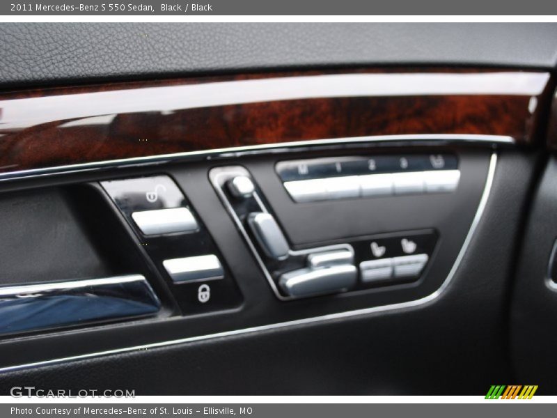 Black / Black 2011 Mercedes-Benz S 550 Sedan