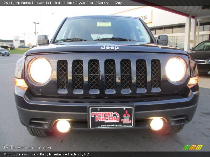 Brilliant Black Crystal Pearl / Dark Slate Gray 2011 Jeep Patriot Latitude 4x4