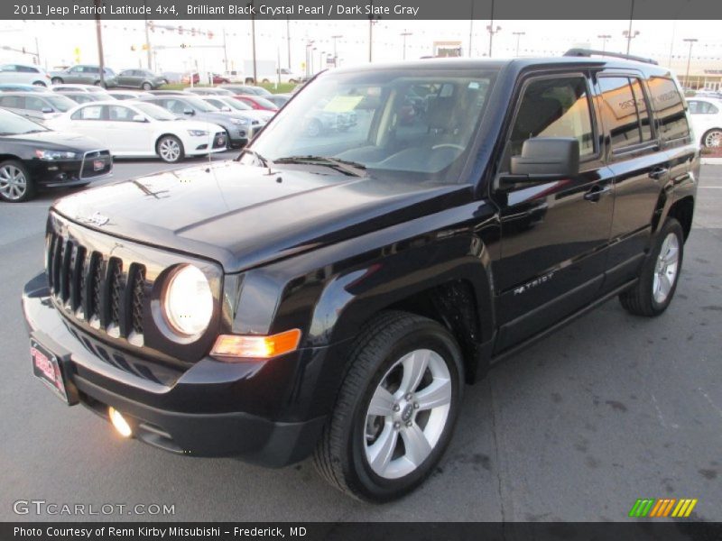 Brilliant Black Crystal Pearl / Dark Slate Gray 2011 Jeep Patriot Latitude 4x4
