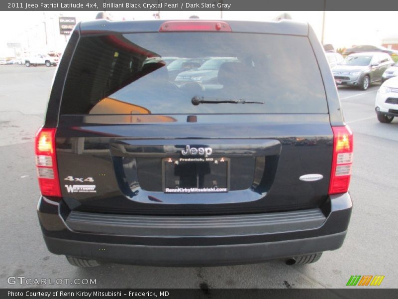 Brilliant Black Crystal Pearl / Dark Slate Gray 2011 Jeep Patriot Latitude 4x4