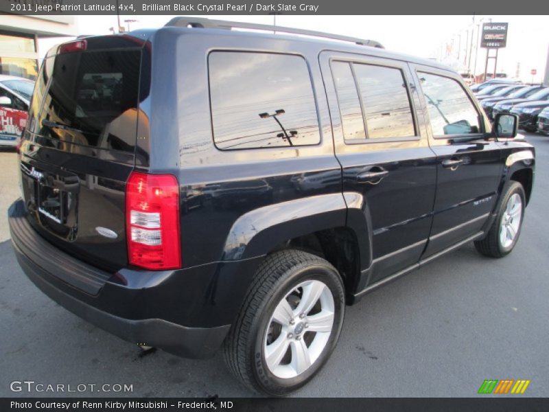 Brilliant Black Crystal Pearl / Dark Slate Gray 2011 Jeep Patriot Latitude 4x4
