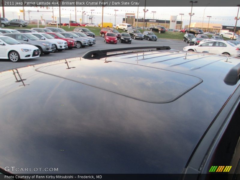 Brilliant Black Crystal Pearl / Dark Slate Gray 2011 Jeep Patriot Latitude 4x4