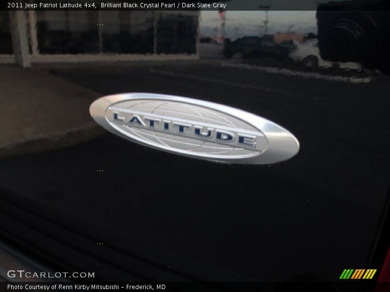 Brilliant Black Crystal Pearl / Dark Slate Gray 2011 Jeep Patriot Latitude 4x4