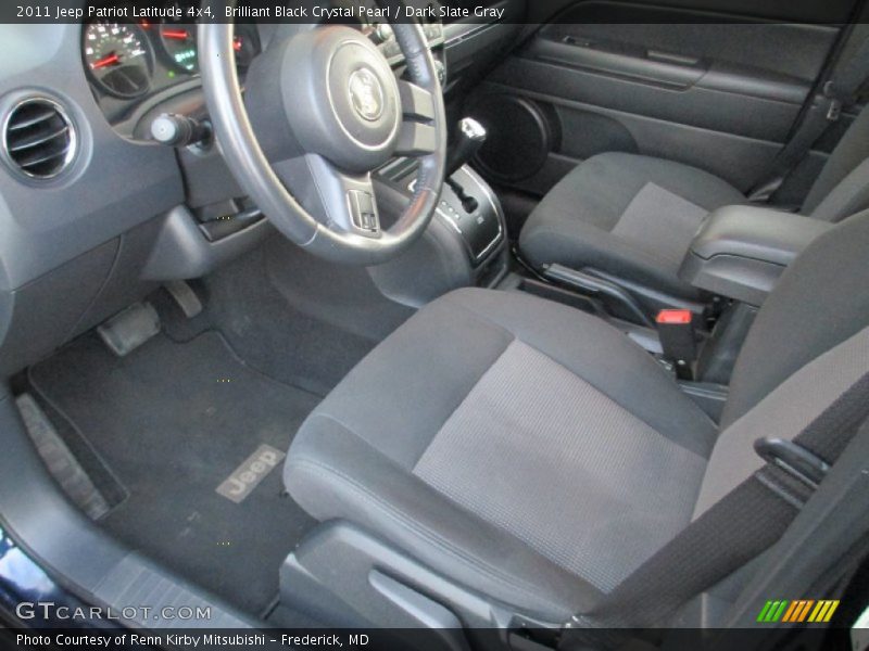Brilliant Black Crystal Pearl / Dark Slate Gray 2011 Jeep Patriot Latitude 4x4