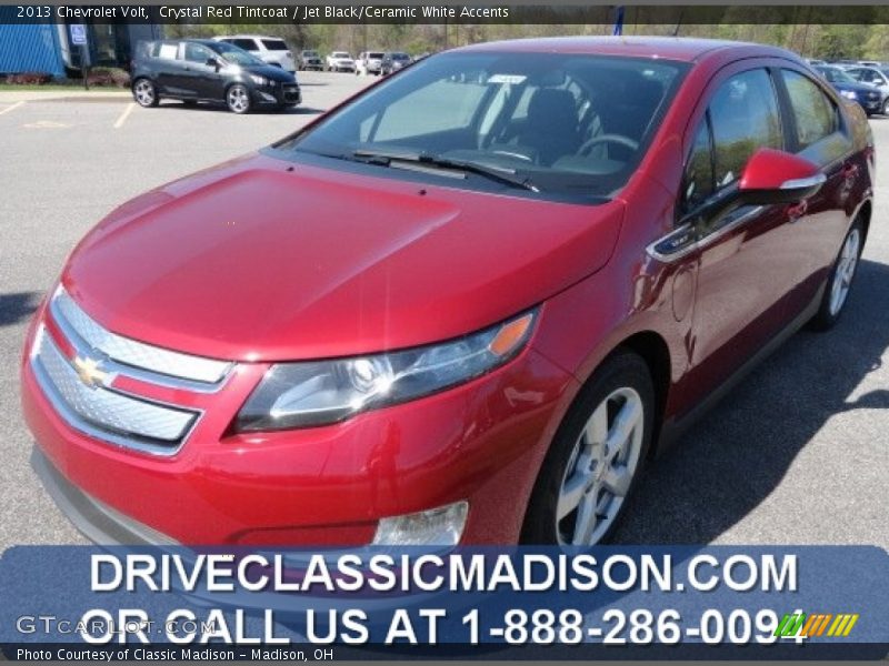 Crystal Red Tintcoat / Jet Black/Ceramic White Accents 2013 Chevrolet Volt