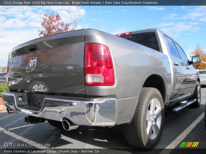 Bright Silver Metallic / Dark Slate Gray/Medium Graystone 2012 Dodge Ram 1500 Big Horn Crew Cab