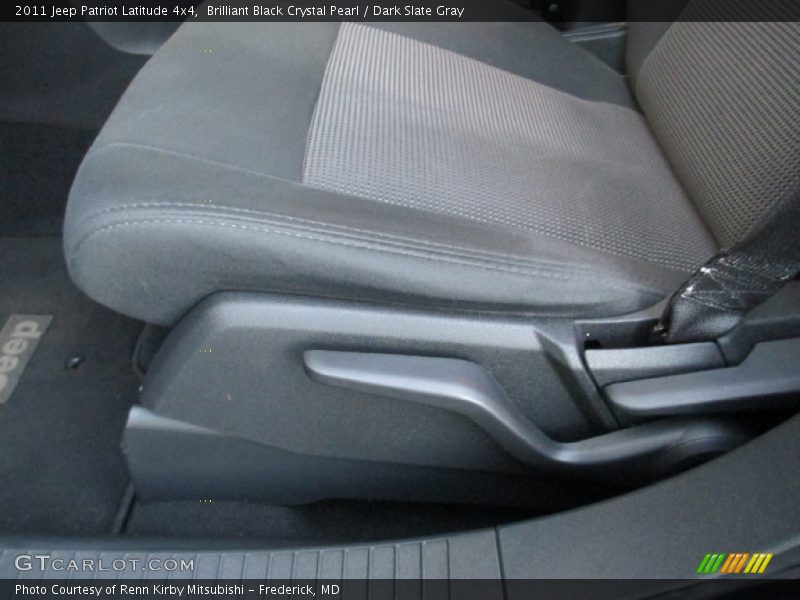 Brilliant Black Crystal Pearl / Dark Slate Gray 2011 Jeep Patriot Latitude 4x4