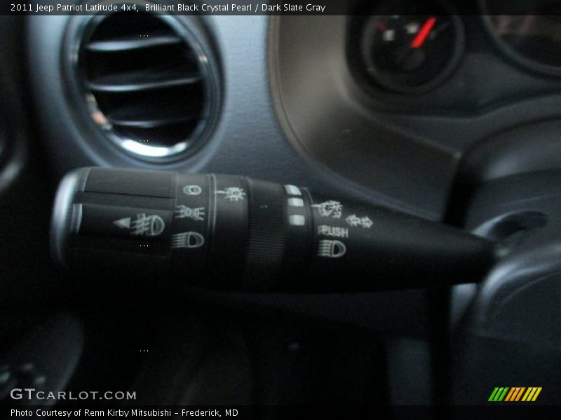 Brilliant Black Crystal Pearl / Dark Slate Gray 2011 Jeep Patriot Latitude 4x4