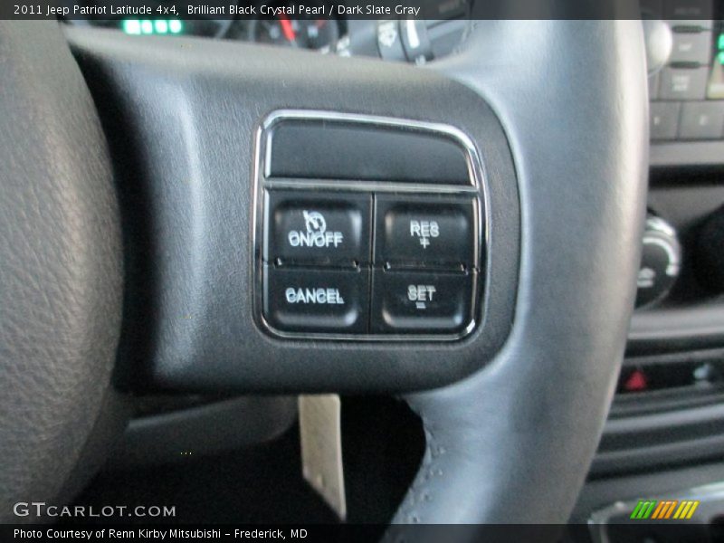 Brilliant Black Crystal Pearl / Dark Slate Gray 2011 Jeep Patriot Latitude 4x4