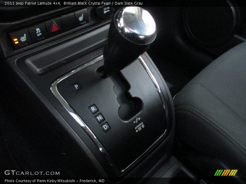 Brilliant Black Crystal Pearl / Dark Slate Gray 2011 Jeep Patriot Latitude 4x4