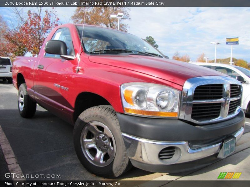 Inferno Red Crystal Pearl / Medium Slate Gray 2006 Dodge Ram 1500 ST Regular Cab