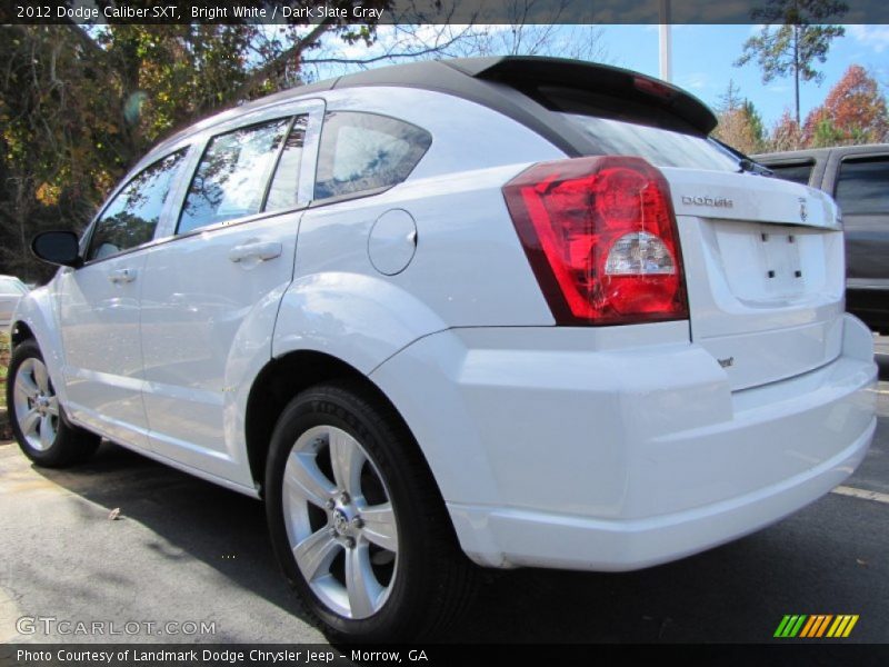 Bright White / Dark Slate Gray 2012 Dodge Caliber SXT
