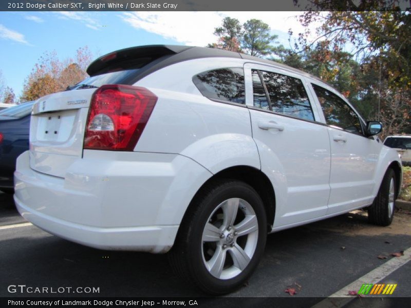 Bright White / Dark Slate Gray 2012 Dodge Caliber SXT